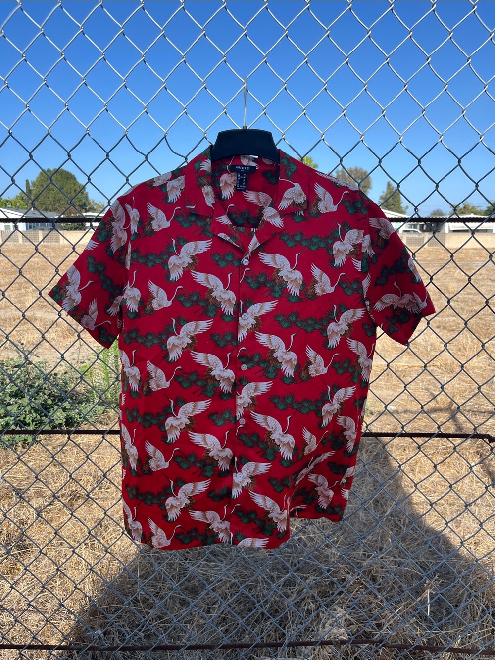 Men's Short Sleeve Button-Up Shirt